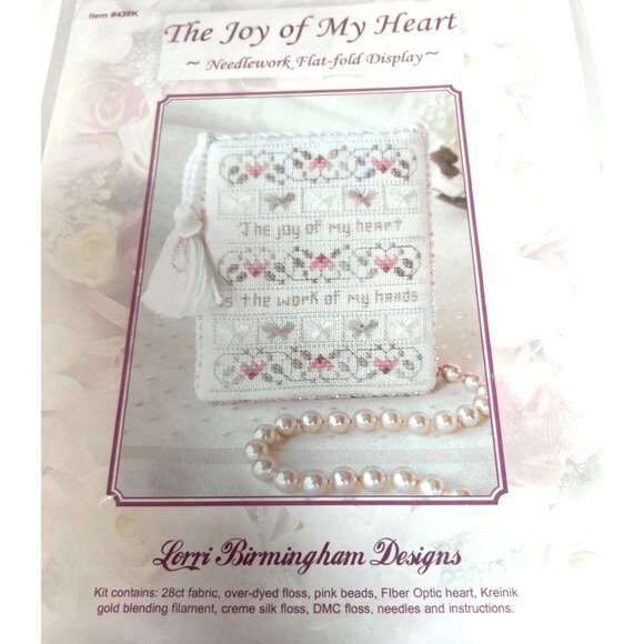 The Joy Of My Heart Needlework Flat-Fold Display Kit - Picture 2 of 4